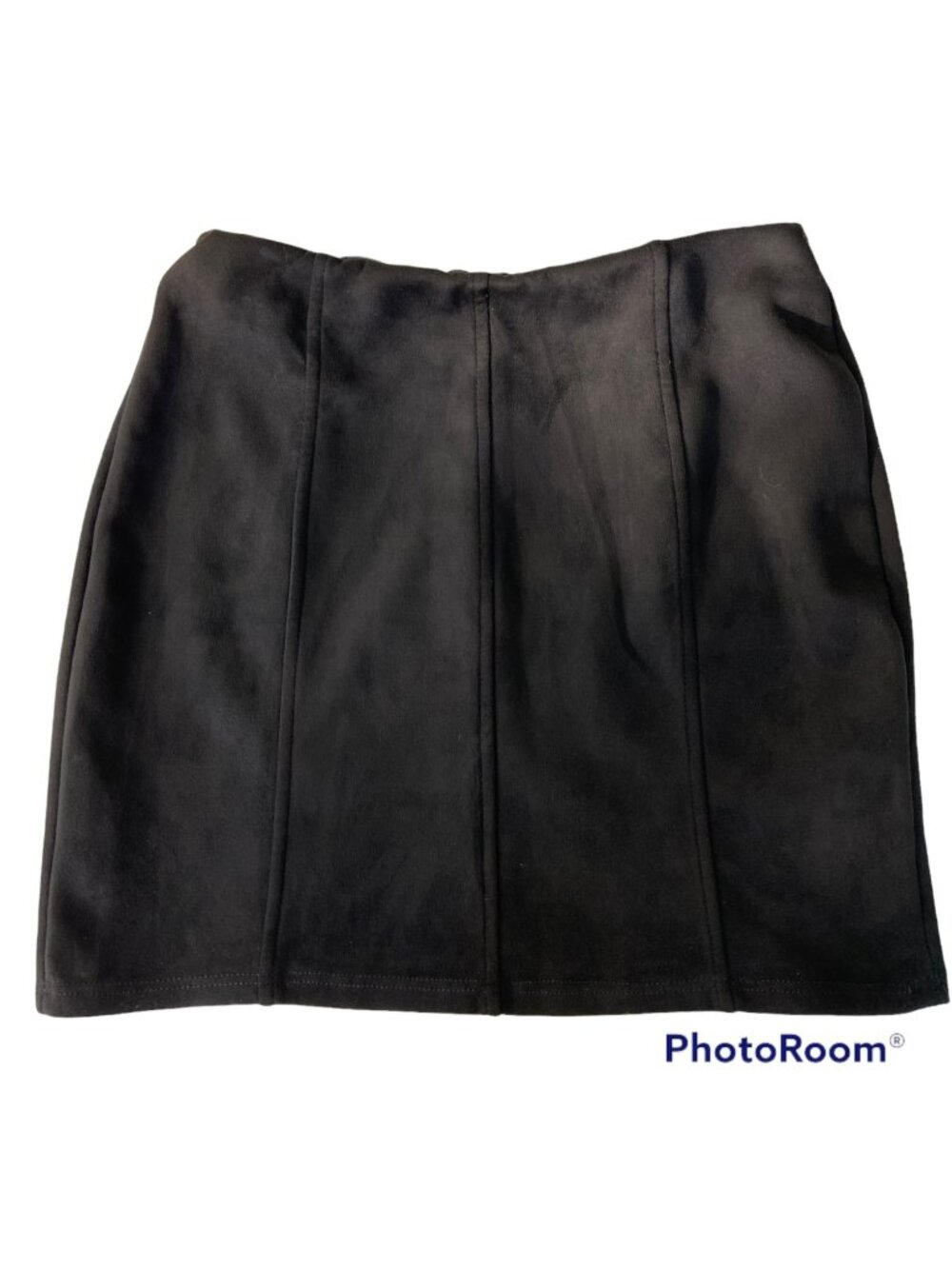 Newbury Kustom Black Mini Skirt Women's Size Small S‎ High Waist Stretchy